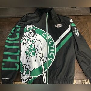BOSTON CELTICS JACKET - Mitchell & Ness NEW NEVER WORN
